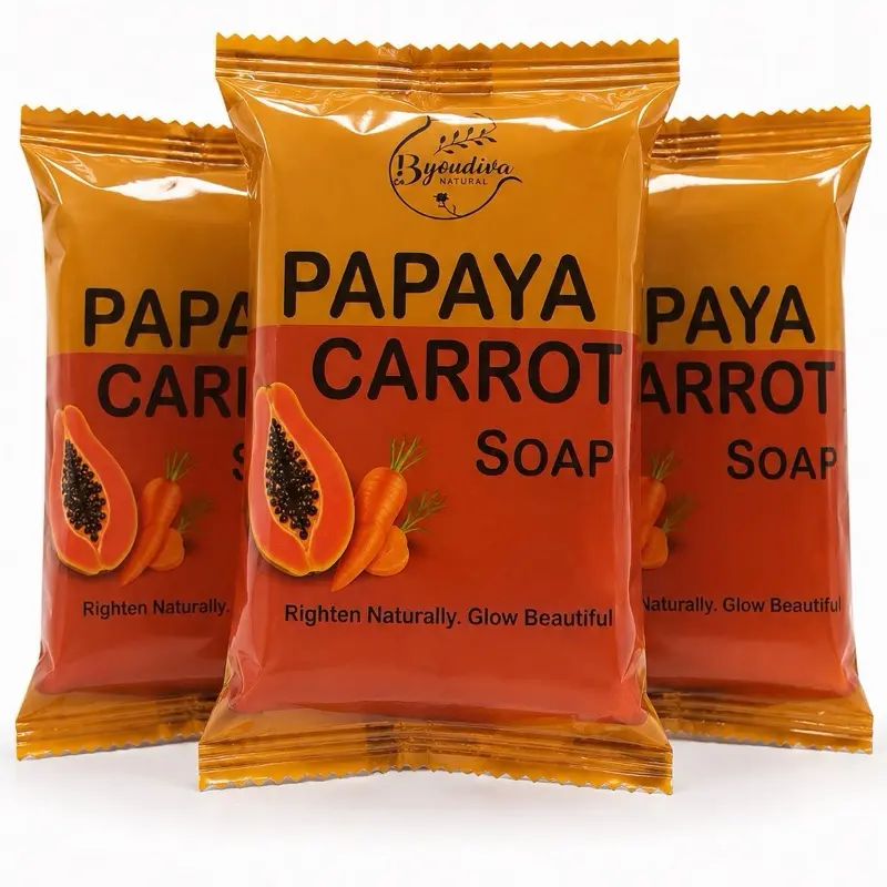 3 Carrot & papaya soap