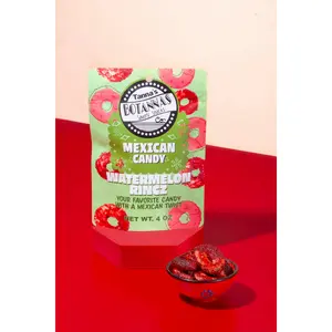 Tannas Botannas Watermelon Ringz 4oz – Sweet Sour Spicy Mexican Candy Snack