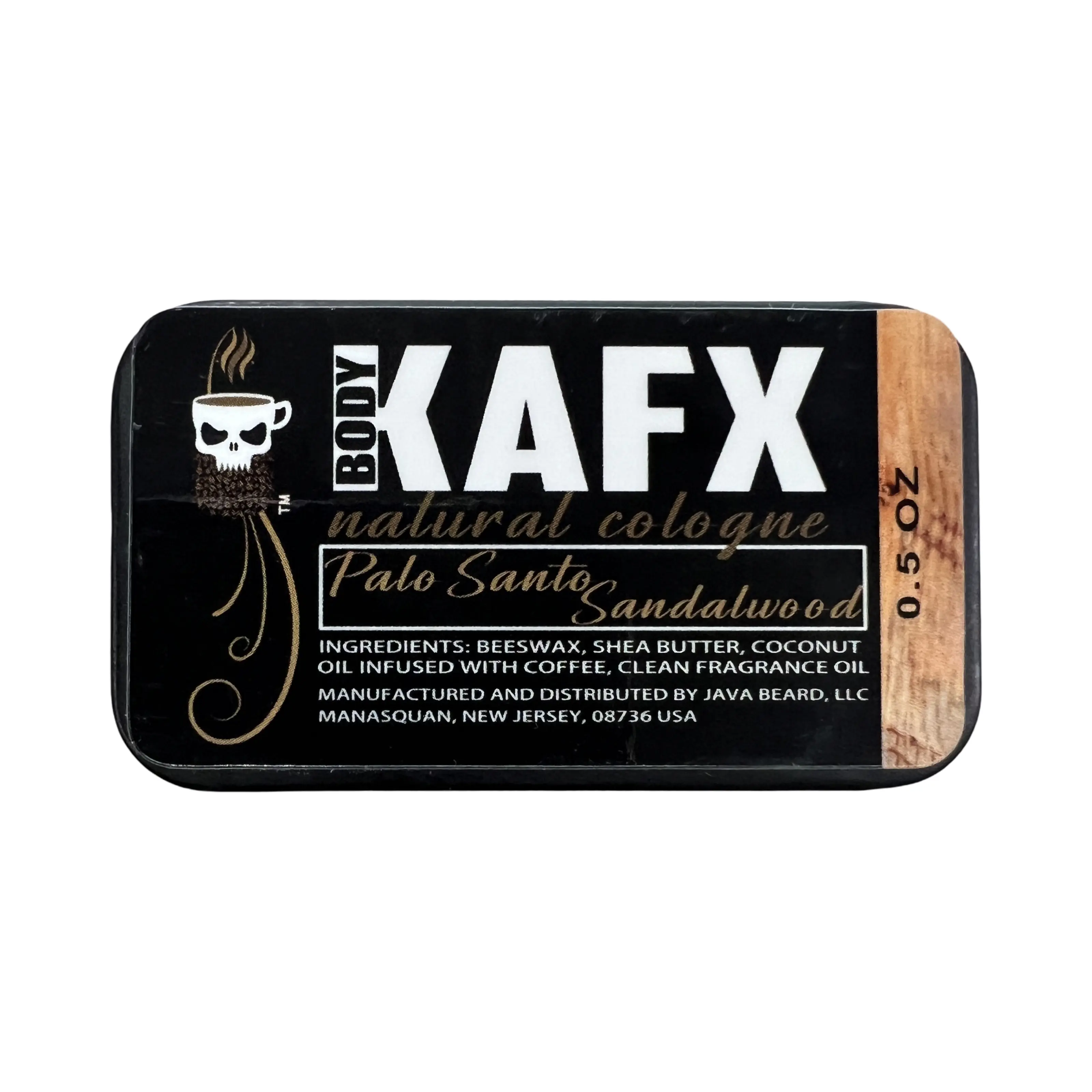 KAFX Body Natural Hard Cologne Palo Santo Sandalwood