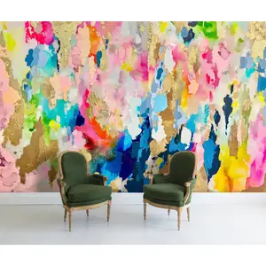 RUSH Custom "Sprinkles"Prepasted mural 19.5' wide x 14.5' tall & "Melt" 8' tall x 10' wide Prepasted