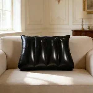 Inflatable Cushion PVC Material, Home Decor Sofa Lumbar Pillow, Portable Travel Air Pillow, Office School Use