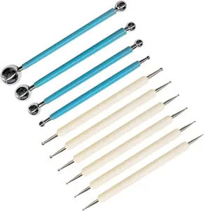 10Pcs Ball Dotting Tools for Rock Painting, Pottery Clay Modeling, Embossing Art
