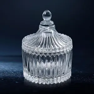 Dappen Dish for Acrylic Nails, Large Monomer Dish with Lid for Monomer Acrylic Nail Liquid, Clear Glass Cup for Acrylic Powder, Gel Polish,