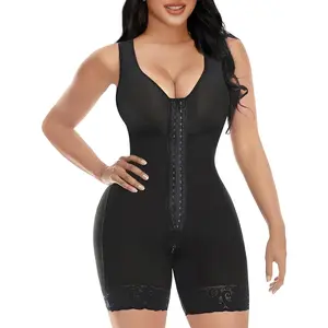 Women's Colombian Fajas Shapewear Bodysuit - Compression, Tummy Control, Post Surgery Support, Butt Lifter, Zipper Crotch | Womenswear