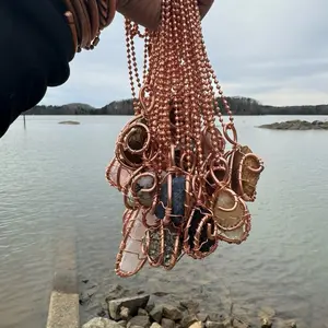 Abundance Attractor Copper Necklace by Sol Visions