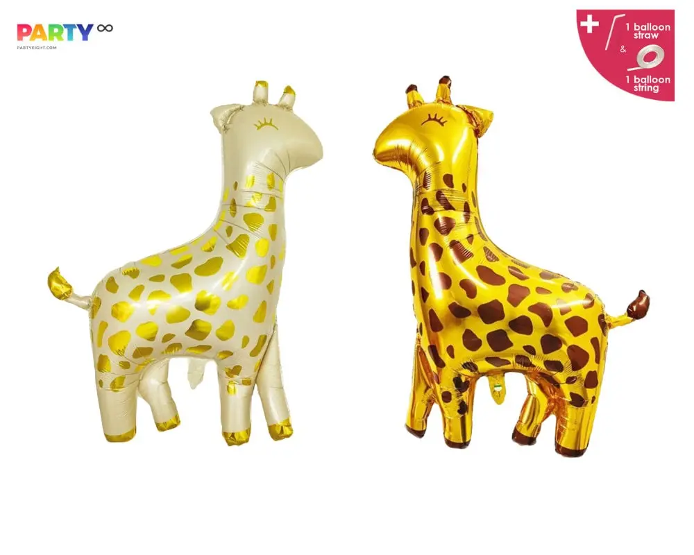 Blush Giraffe Balloon | Zoo Birthday Decors | Jumbo Giraffe Safari Jungle Party | Safari Baby Shower | Wild One | Two Wild Decorations