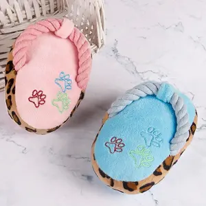 Squeaky Slipper Plush  for Dogs - Durable Soft Chew  for Teething Soothing & Active Play, Cute Sound-Making Pet Supplies Chirping Flapping Bird Toy Bite Resistant Inflatable Balls Set Interactive Bungee