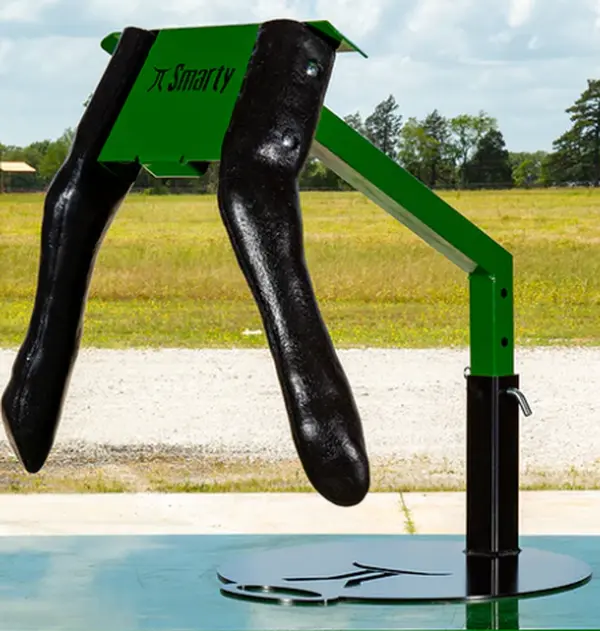 Smarty Black Roping Pipes Heeling Dummy