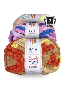 Multicolors Chunky Chenille Yarn for Knitting and Crochet chunky chenille Soft Chunky chenille yarn crochet yarn