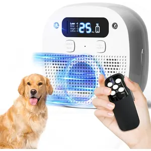 Dog Barking Control Devices, Anti Barking Device for Dogs with Remote Control, Ultrasonic & Sensor Technology, Rechargeable, Adjustable Modes & Frequencies, Bark Box Indoor Outdoor (Ivory)