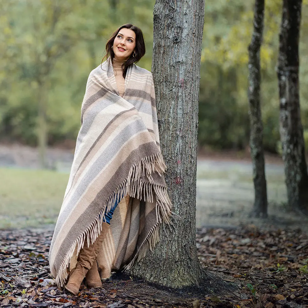 Andean Symphony Alpaca Merino Wool Throw