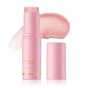 Pink Collagen Volume Multi Balm,Wrinkle Repair Moisturizing Multi Balm Stick, Anti-wrinkle Face Eye Body Hydrating Face Moisturizer, Balm Stick Skin Collagen Moisturizer for Dry Skin