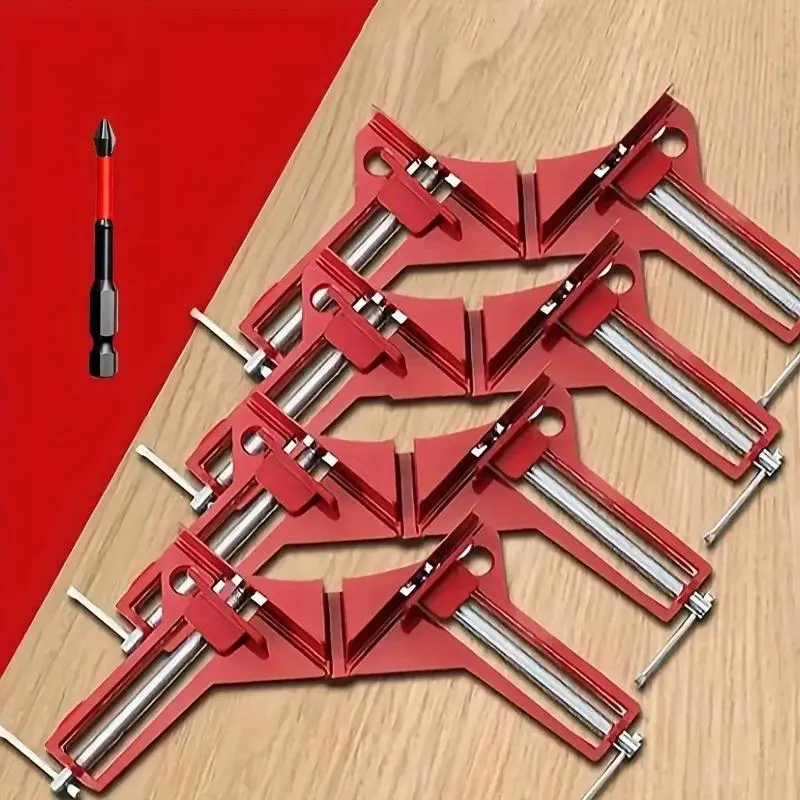 Right Angle Clamp, 90 Degrees Corner Clamp, Picture Frame Holder, Glass Holder, DIY Woodworking Hand Tools, Hardware, Quick Release Clamp