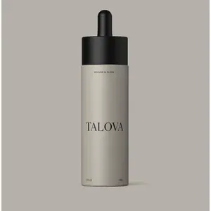 TALOVA Botanical Elixir: 2 fl oz Facial Oil with Prickly Pear, Wild Turmeric & Sea Buckthorn for Glow & Even Tone - Lightweight, Organic Moisture Serum Cleansing Nourishing
