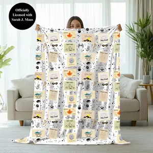 Acotar throw blanket, bookish blanket, Sarah J Maas Merch, booktok merch, reading gift, gift for readers, bookish, SJM merch