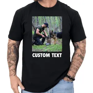 Your Photo and Text Here, Custom Photo Shirt, Personalized Gifts, Custom Picture Tshirt, Family Picture, Logo Image Tee Unisex Size S-3XL