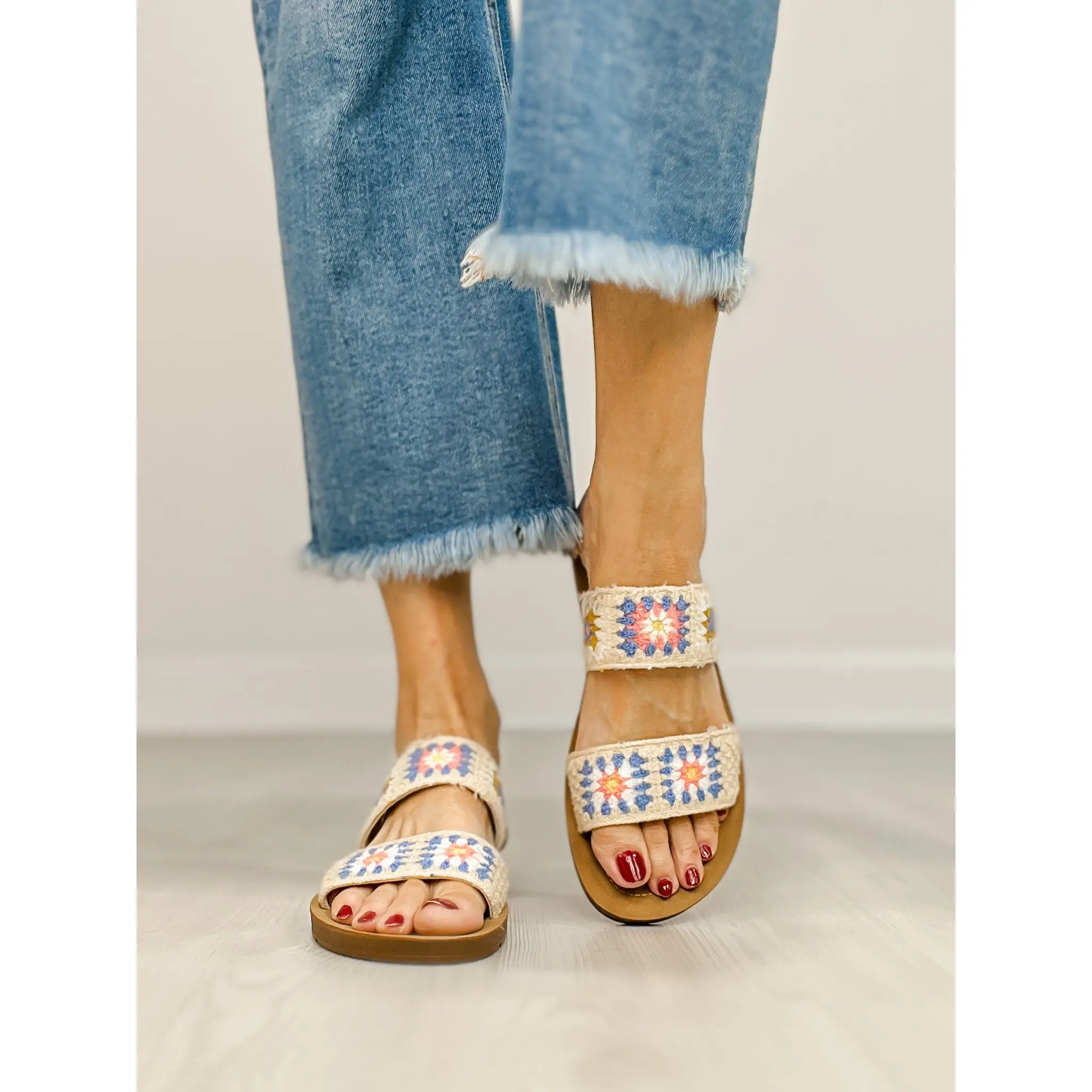 Corkys Toodle Double Strap Sandals in PASTEL PINK