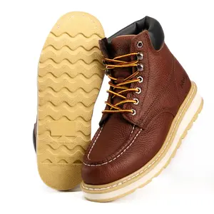 HM347 Hunter Moc Toe Work Boot Full Grain Leather Oil and Water Resistant HM347 Hunter Moc Toe Work Boot Full Grain Leather Oil and Water Resistant