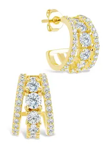 Yasmina CZ Hoop Earrings