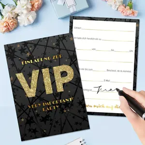 Vip Invitation Cards for Kids and Adults, Perfect for Weddings, Birthdays, Anniversaries, and More, Elegant Event Invitations