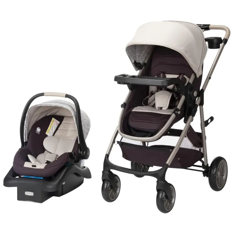 8-in-1 Modular Baby Travel System Stroller with Car Seat, Lightweight Travel Stroller, 4-30 lbs Weight Capacity, Black Friday Offer