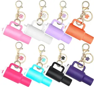 Decorative Mini Tumbler Keychain – Cup-Shaped Charm with Lip Balm Holder for Keys, Bags and Daily Use