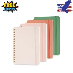 4 PCS Small Spiral Notebook 5x7, Spiral Journal Notebook