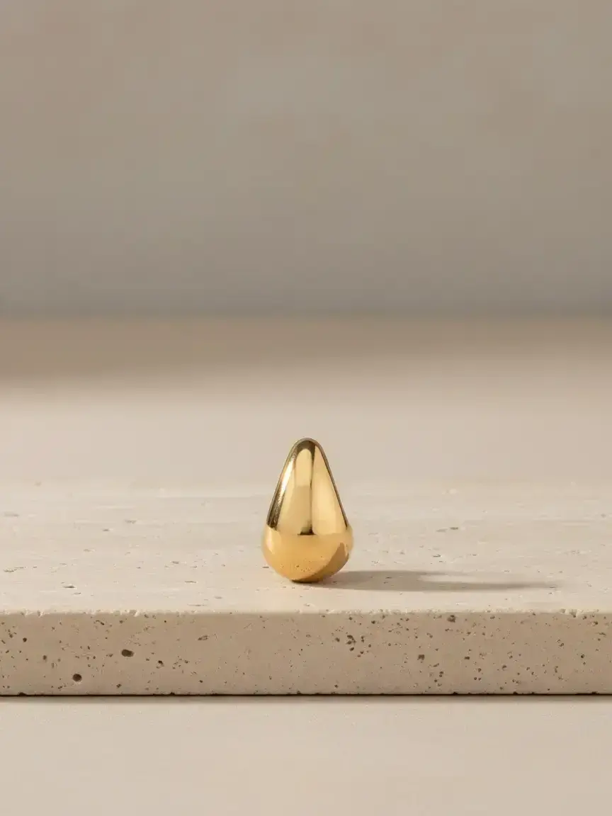 Women's Elegant Water Drop Shaped Stud Earrings, 1 Pair Minimalist Retro Trendy Stud Earrings, Vintage Jewelry for Parties & Daily Wear, Ear Studs, Dainty Fashion Jewelry
