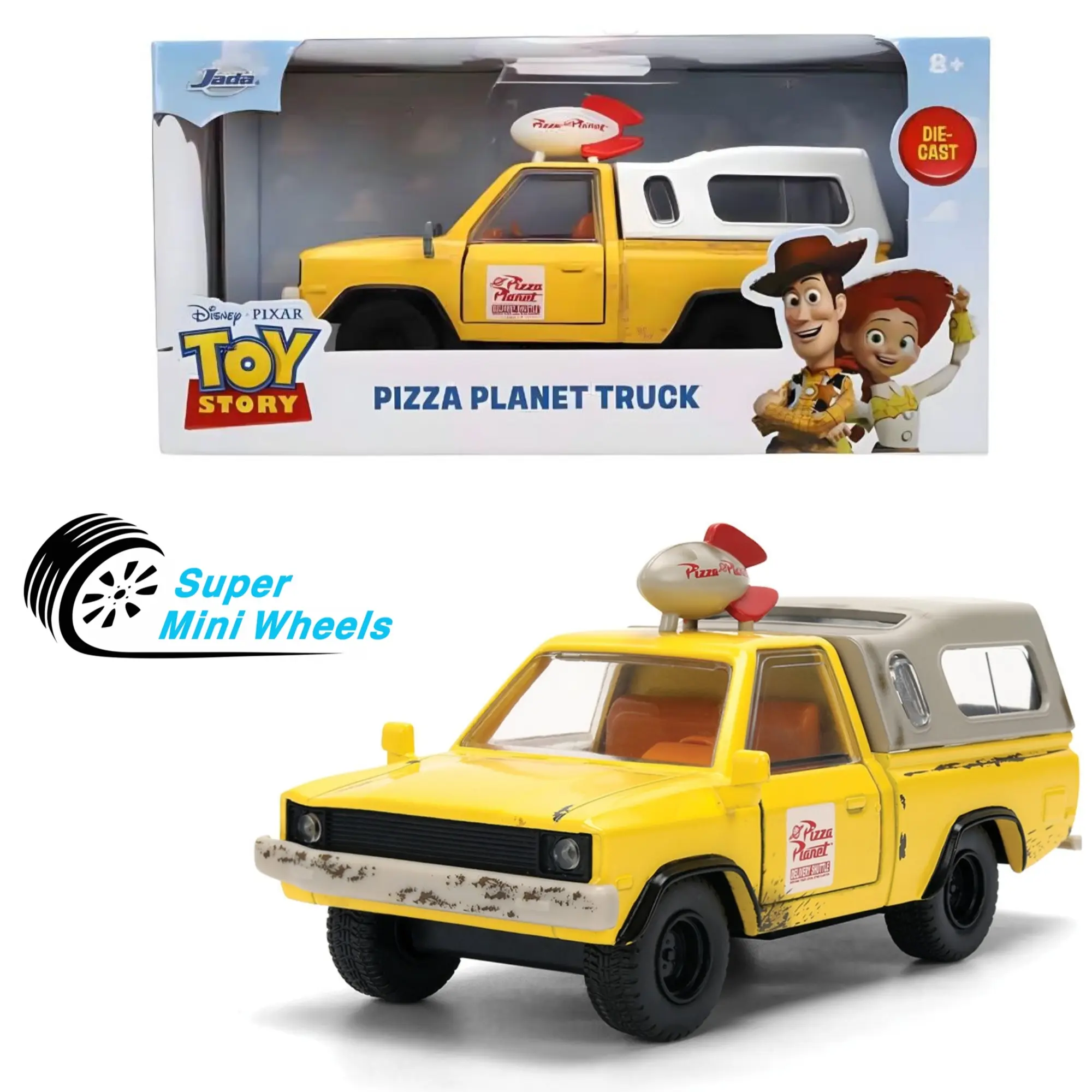 Jada 1:32 TOY STORY Pizza Planet Truck Diecast Model Car #36301 Jada 1:32 TOY STORY Pizza Planet Truck Diecast Model Car #36301