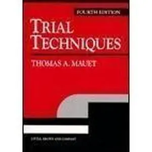 USED-Trial Techniques (U.S. Edition) by Thomas A. Mauet (Paperback)