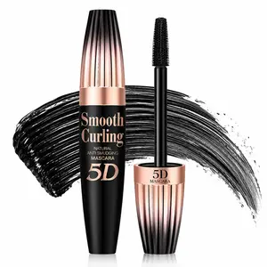 5D Waterproof Mascara, Curling and Lengthening Mascara, Smudge Resistant Long Lasting Formula