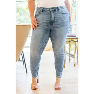 Veronica High Rise Control Top Vintage Skinny Jeans