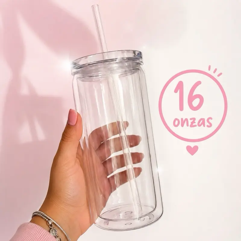 Snow Globe with Decorative Effect y DTF 16 oz Decorado en live a tu gusto
