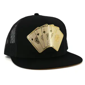 Baraja De Oro Black flat visor hat