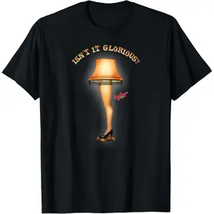 Christmas Story Glowing Glorious Leg Lamp Funny Holiday Tee - Unisex Crewneck Sweatshirt