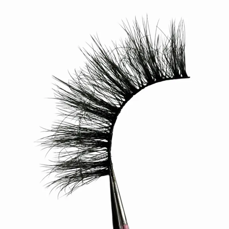 “Bulletproof” 20mm Fluffy Lightweight Lashes High Quality Faux Mink Soft Reusable False Strip Eyelashes Makeup Cosmetic