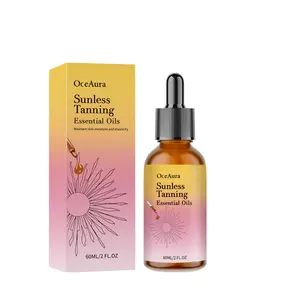 OceAura Tanning Body Essential Oil Create Natural Bronze Skin Glossy Sun-Kissed Skin Care Oil