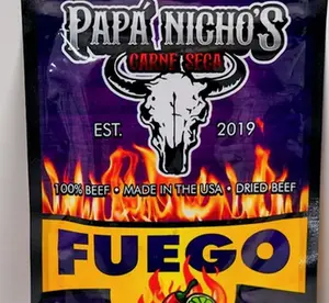 HOT! HOT! Fuego Beef Jerky - Carne Seca 1.3 OZ