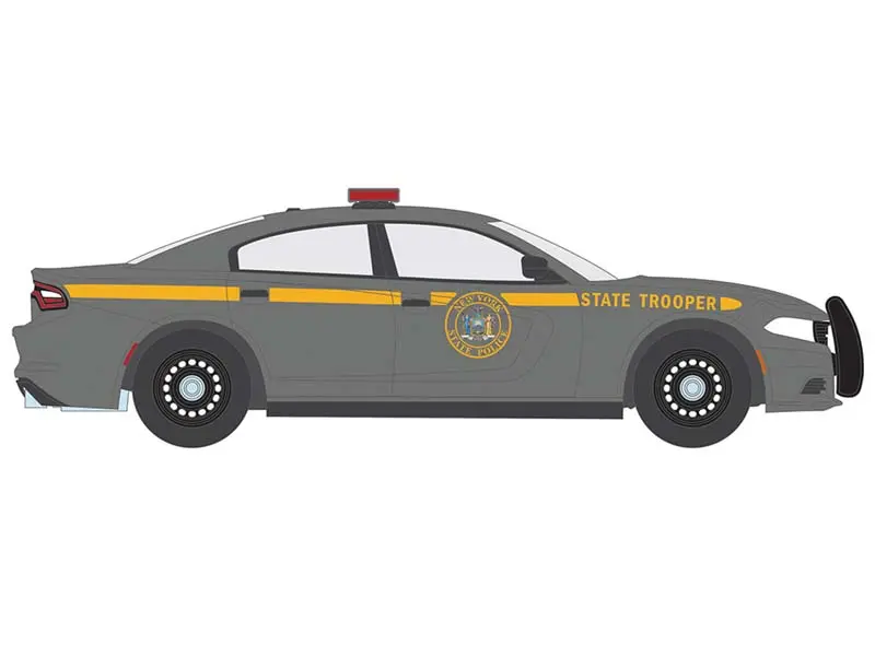 2023 Dodge Charger Pursuit New York State Trooper Diecast Toy Model Car - 1:64 Scale IXO IA64025 Display Collectible for Ages 14+