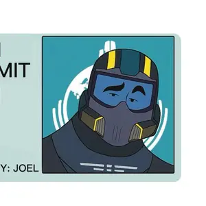 C-01 Permit HellDiver inspired - the Ultimate Rectangle Sticker for Anywhere & Anything  Minimal Tech Style | Waterproof | Perfect Fit for Laptops & Accessories - Unique Personalization