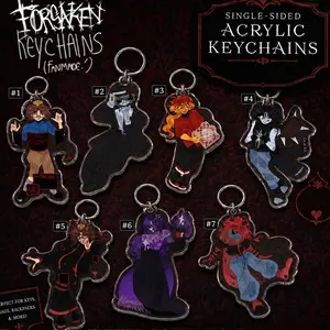 FORSAKEN Keychains | 007n7, Chance, Elliot, Two Time, Noli, C00lkidd