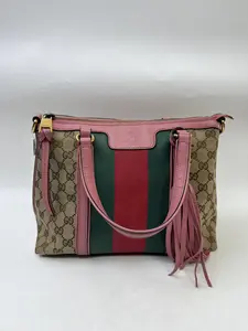 Pre-owned Canvas Crossbody Bags Gucci Ophidia top handle handbag