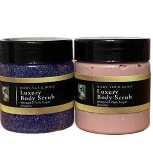 Body Butter & Pumice Scrub Set with complimentary gift