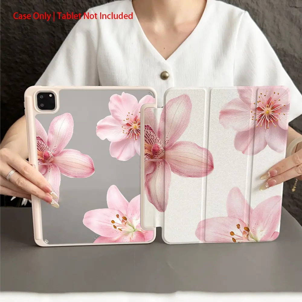Protective Folio Tablet Case with Pen Holder compatible with iPad 10.9/Pro11/10th/iPad7/8/iPad Air 4/5/iPad Pro/iPad Air 13(M3 2025)/iPad Air 11(M3 2025)/iPad Air 11(M3 2025)/iPad 11(A16 2025), Tablet Protective Cover, Durable Tablet Casing, Tablet Covers