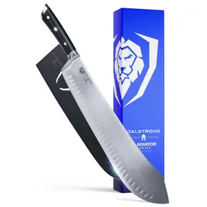 Extra-Long Bull Nose Butcher Knife 14" | Gladiator Series | NSF Certified | Dalstrong ©