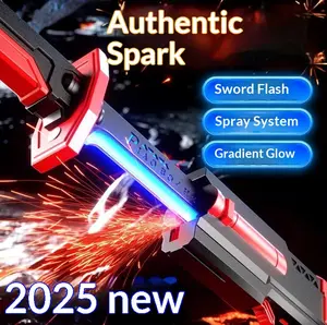 Cyberpunk Neon Sword | 31.5" Spark Blade w/ Sound & Fog