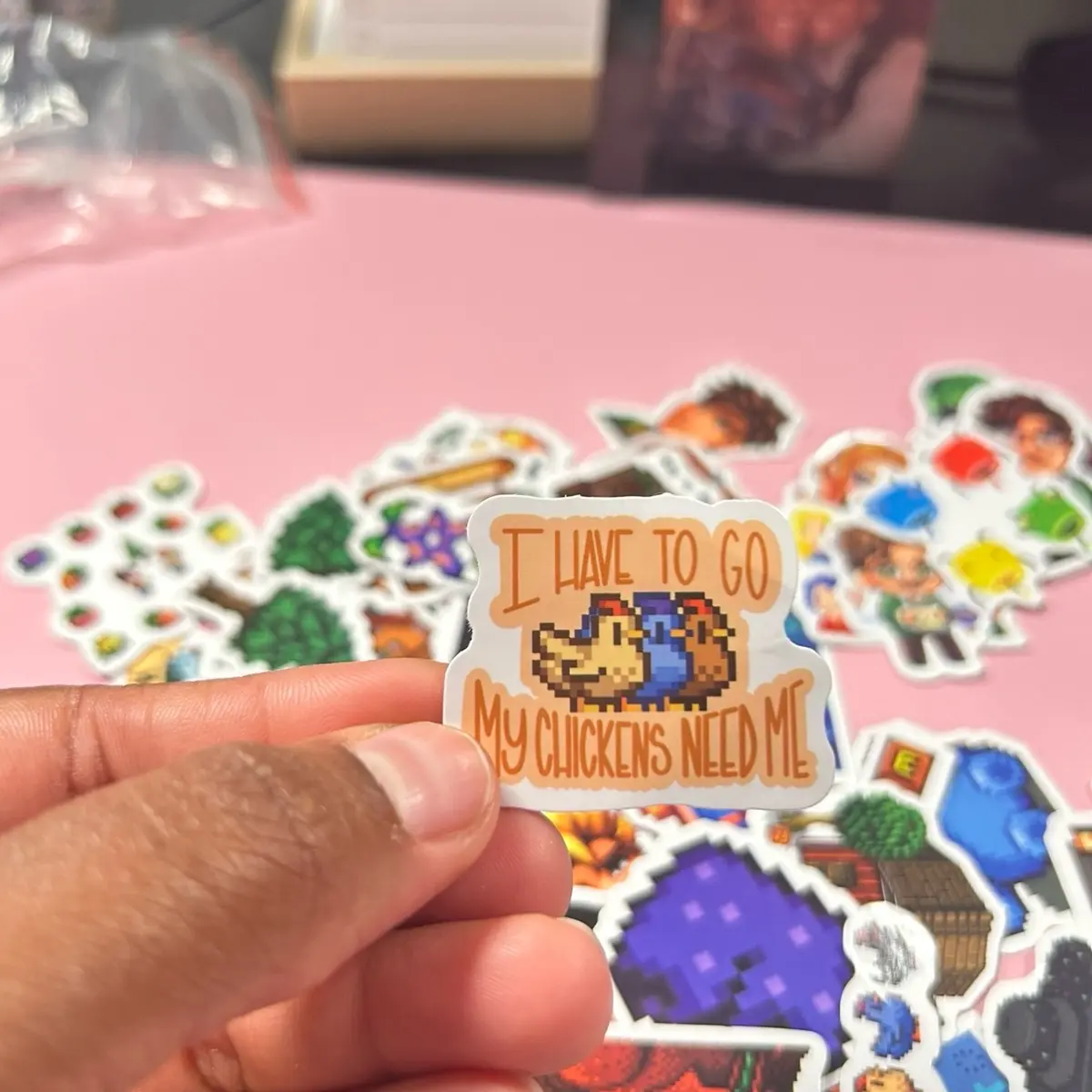 Stardew Valley Sticker Set - 10 Unique Vinyl Stickers for Fans, Laptops, and Journals
