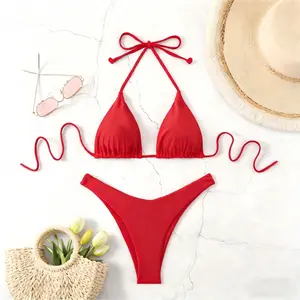 2026 New Sexy Bikini Two-Piece Set for Beach Vacation, Versatile Swimwear BIKINI        #AI-