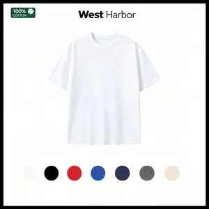Men’s Essential Cotton Crew Neck T-Shirt – Minimalist Solid Color Basic Tee, Soft Breathable Short Sleeve Streetwear Casual Top for All Seasons