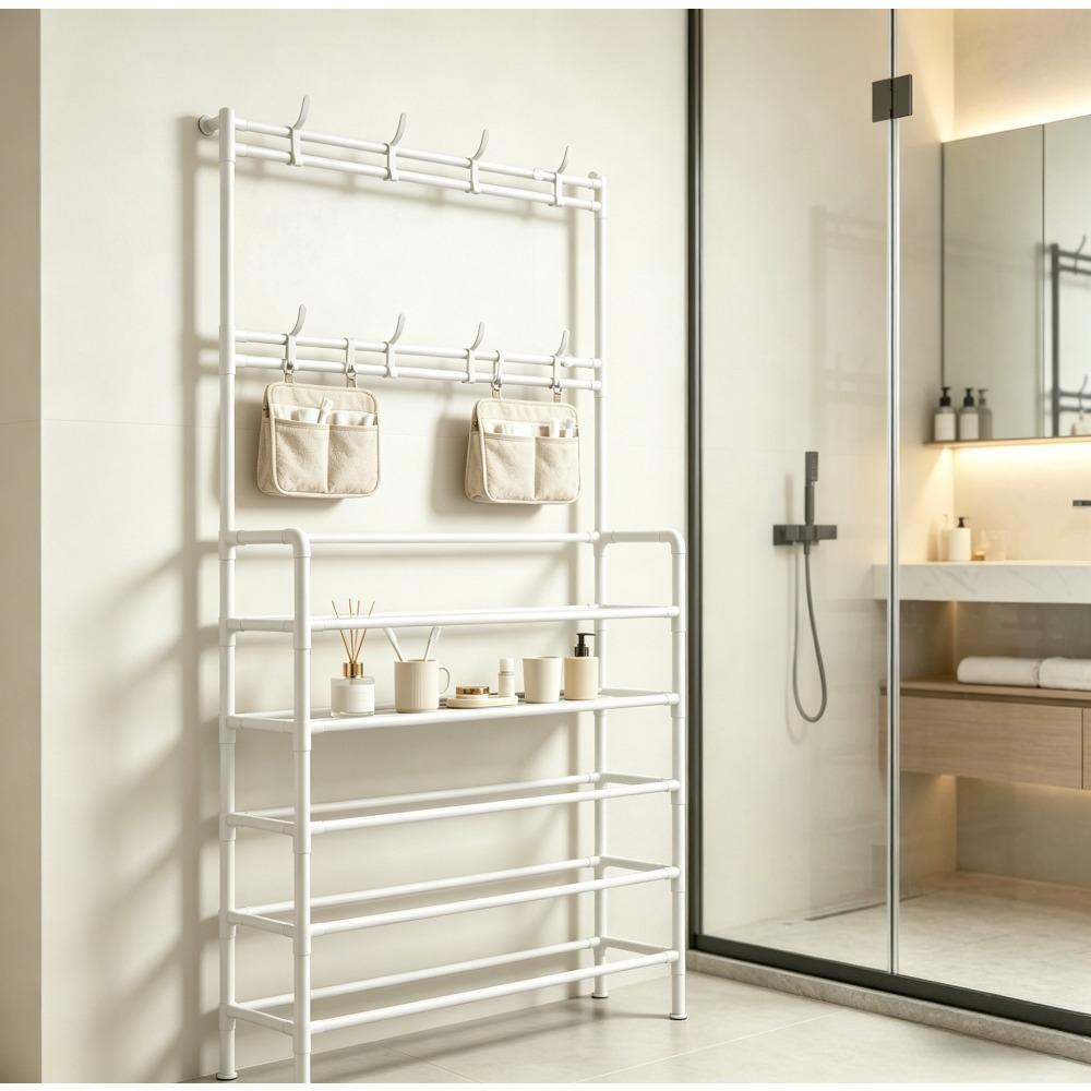 Multi-Layer Shoe & Hat Rack – Floor-Standing Organizer Shelf for Shoes, Hats, bathroom, Bedroom ,Entryway & Home Storage